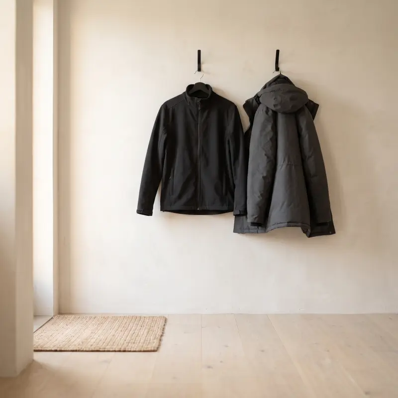 Jackets, softshells and parkas